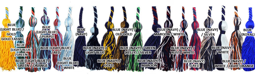 Navy Blue and Royal Blue Cords Graduation Cords 2