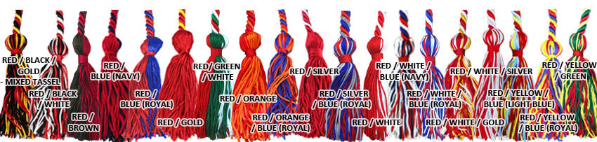 Red Grad Cords Graduation Cords 9