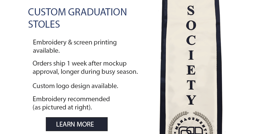 Custom Graduation Stoles