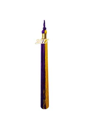 Gold and Purple Graduation Tassel Picture