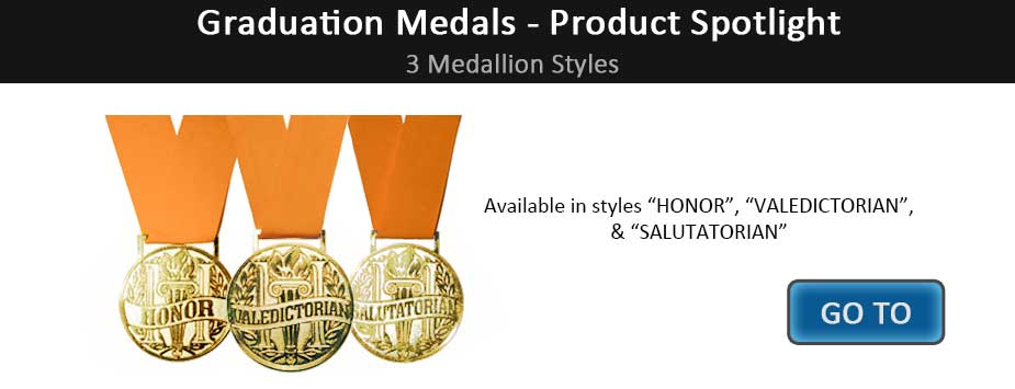 graduation medallions