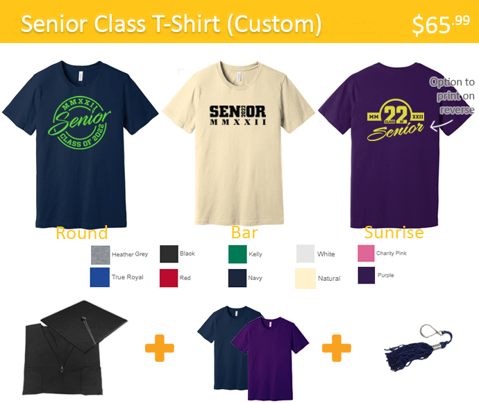Senior Class TShirt Packages