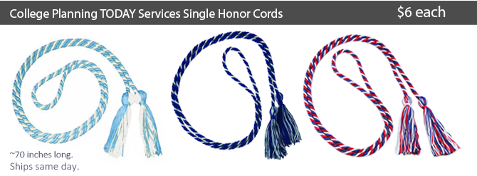 College Planning TODAY Services Single Honor Cords
