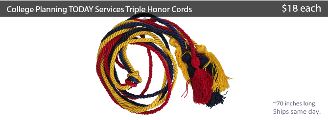 College Planning TODAY Services Triple Honor Cords