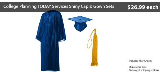 College Planning TODAY Services Shiny Cap and Gown Sets