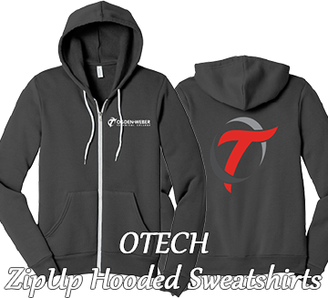 OTECH ZipUp Hooded Sweatshirts