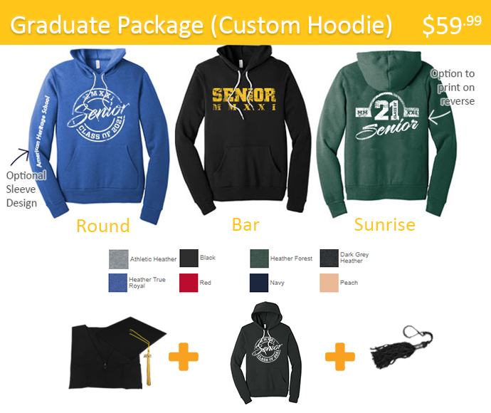 Senior Class Hoodie Packages