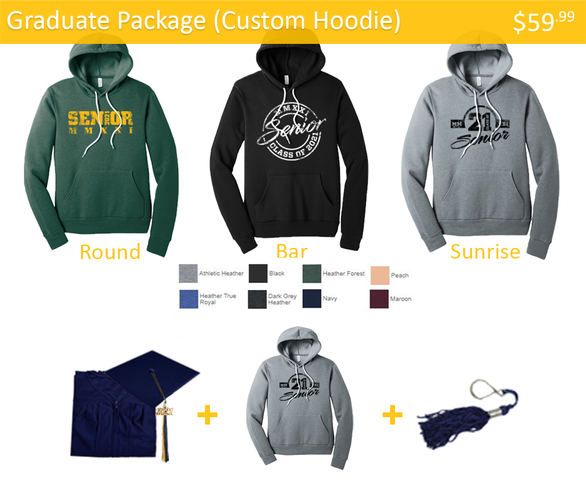 Senior Class Hoodie Packages
