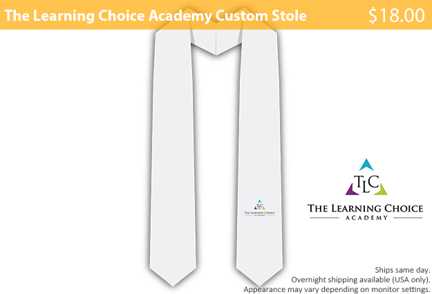 The Learning Choice Academy Custom Stole