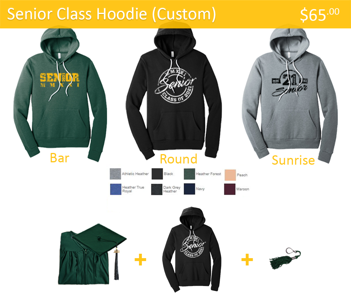 Senior Class Hoodie Packages