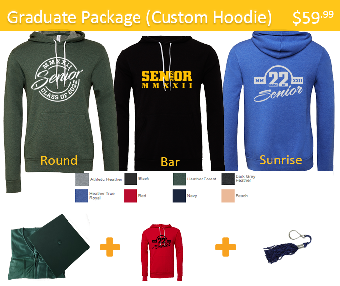 East Hill Christian School Graduate Package - Hoodie | Honors Graduation