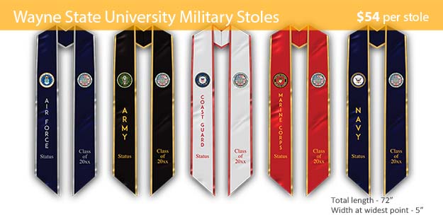 Wayne State Military Stoles