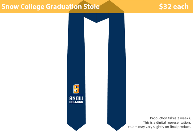Snow College Graduation Stole
