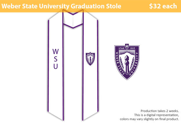 Weber State University Graduation Stole